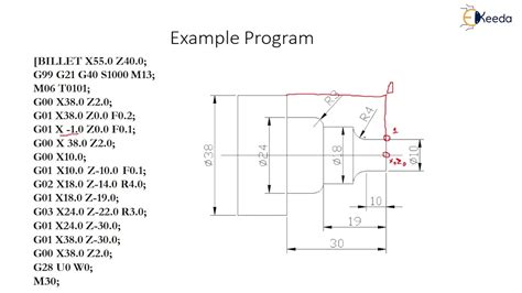 cnc lathe part programming examples|cnc lathe programming for beginners.